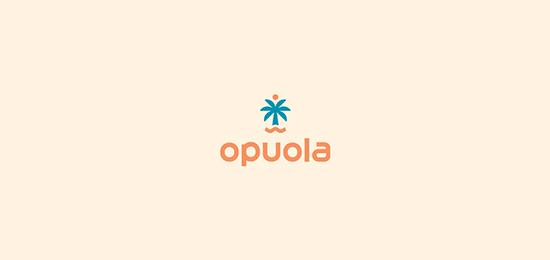 Opuola海灘LOGO設計